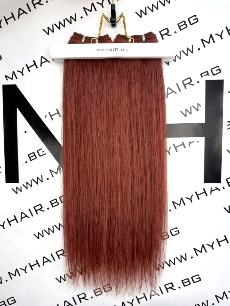 55 cm păr natural indian - mahon deschis #33