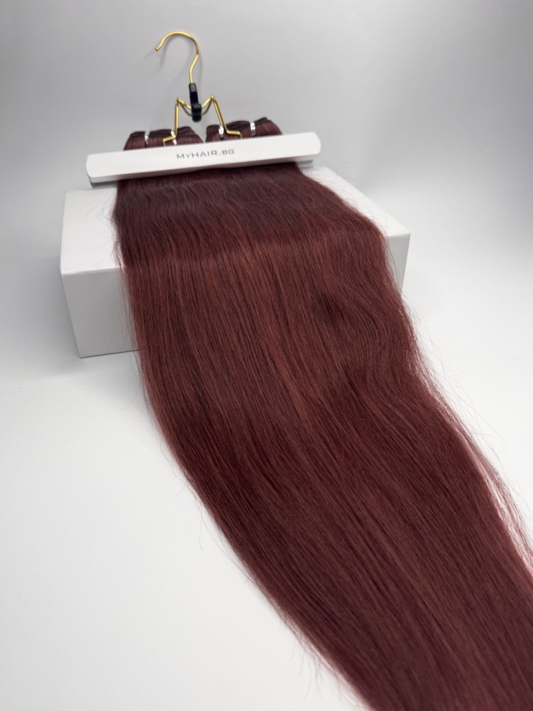 65 cm păr natural indian - mahon deschis #33