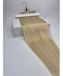 65 cm păr natural indian - blond platinat #60
