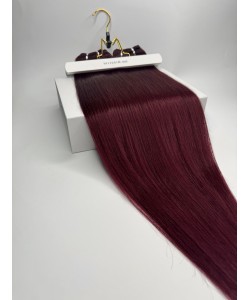 65 cm păr natural indian - mahon închis #99J